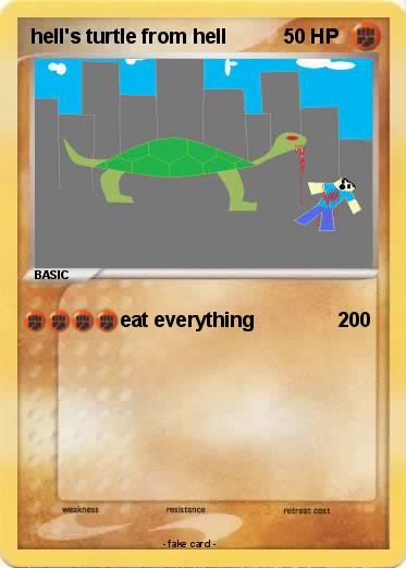 Pokemon hell's turtle from hell