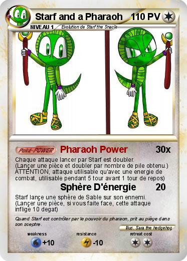 Pokemon Starf and a Pharaoh