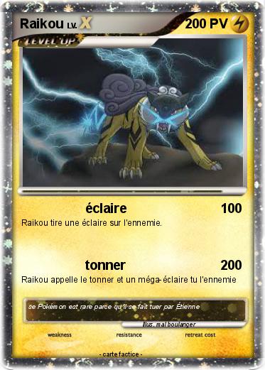Pokemon Raikou