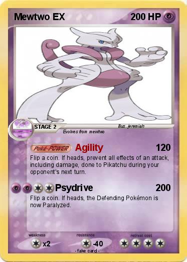 Pokemon Mewtwo EX