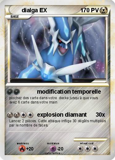 Pokemon dialga EX