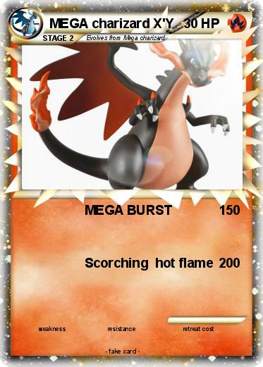 Pokemon MEGA charizard X'Y