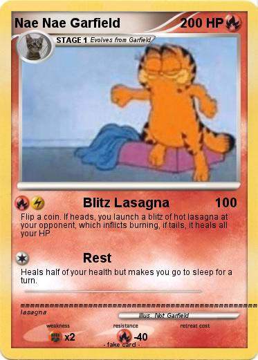Pokemon Nae Nae Garfield
