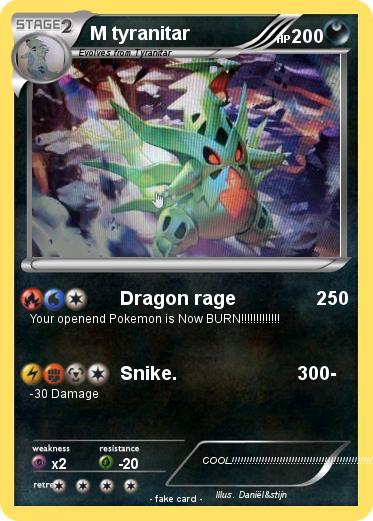 Pokemon M tyranitar
