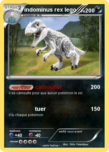 Pokemon indominus rex lego
