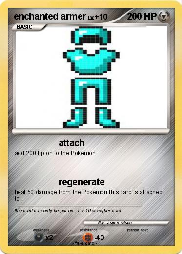 Pokemon enchanted armer