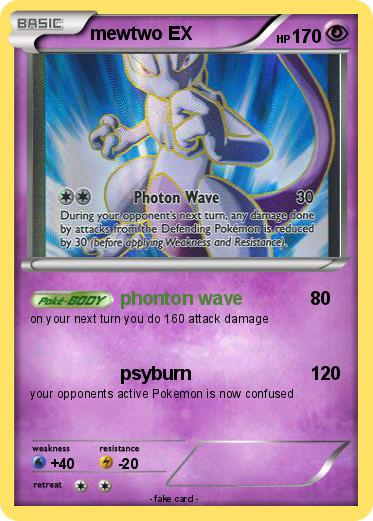 Pokemon mewtwo EX