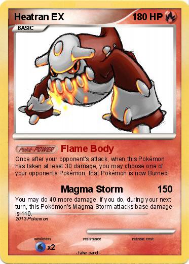 Pokemon Heatran EX