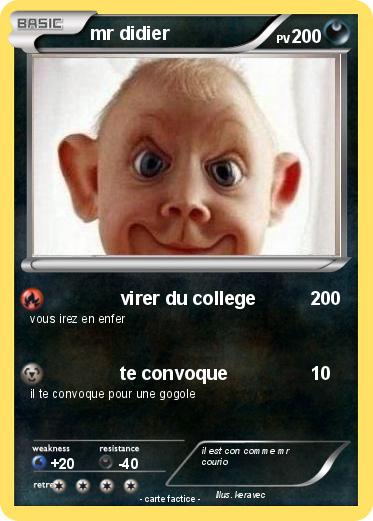 Pokemon mr didier