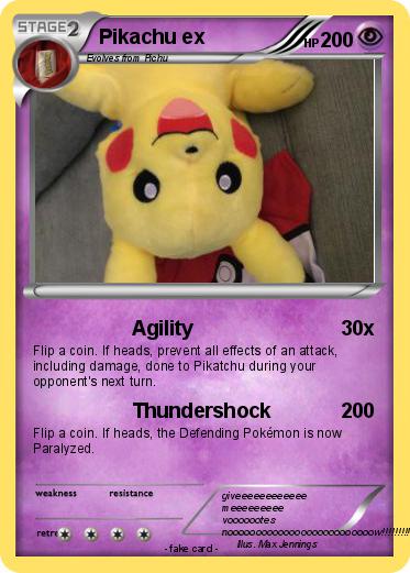 Pokemon Pikachu ex