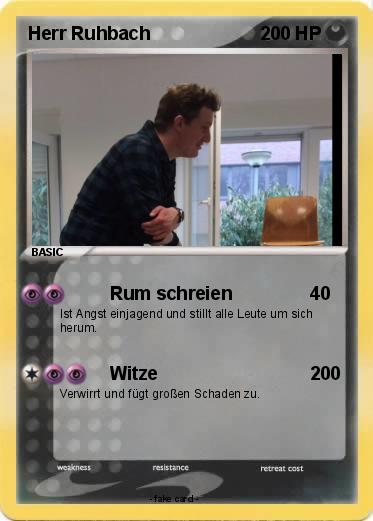 Pokemon Herr Ruhbach
