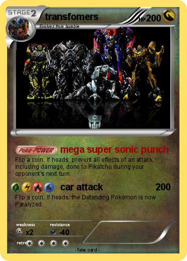 Pokemon transfomers
