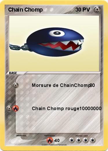 Pokemon Chain Chomp