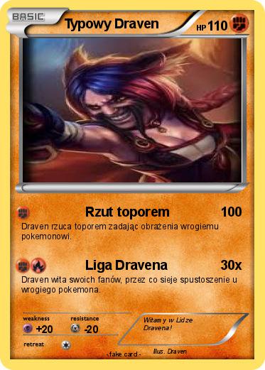 Pokemon Typowy Draven