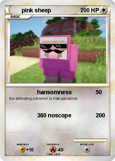 Pokemon pink sheep