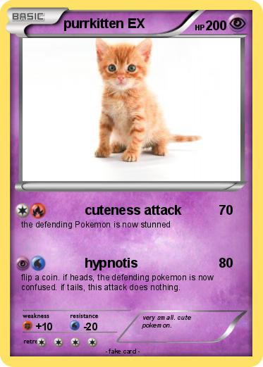 Pokemon purrkitten EX