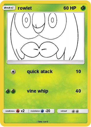 Pokemon rowlet