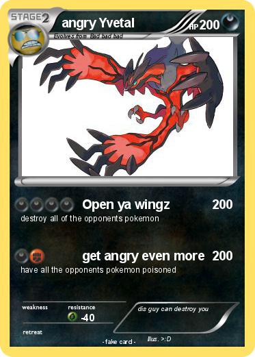 Pokemon angry Yvetal