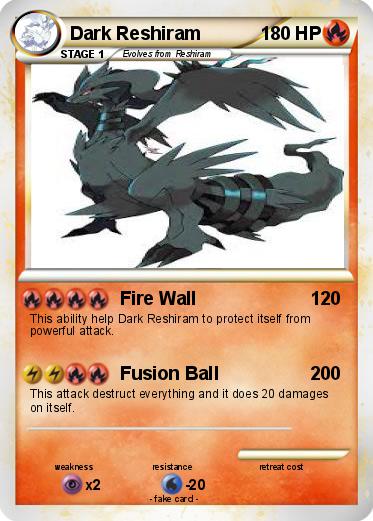 Pokemon Dark Reshiram
