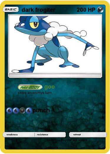 Pokemon dark frogiter