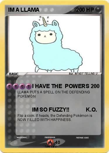 Pokemon IM A LLAMA