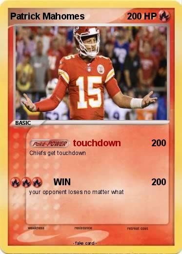 Pokemon Patrick Mahomes