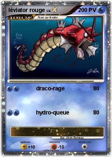 Pokemon léviator rouge