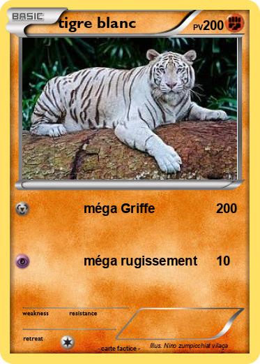 Pokemon tigre blanc