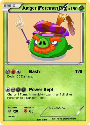 Pokemon Judger (Foreman Pig)