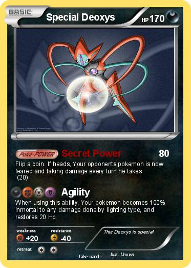 Pokemon Special Deoxys