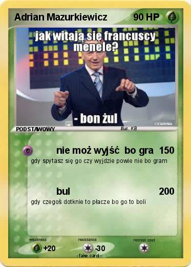 Pokemon Adrian Mazurkiewicz