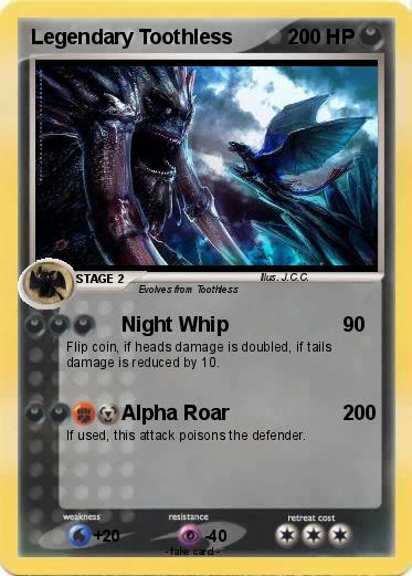 Pokemon Legendary Toothless