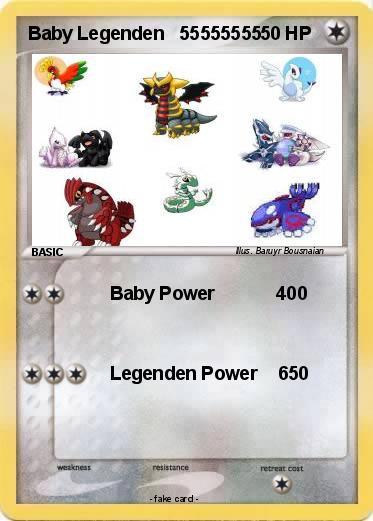 Pokemon Baby Legenden   55555555