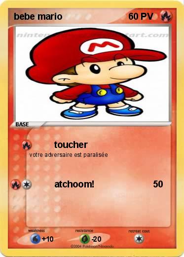 Pokemon bebe mario