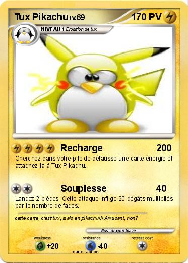 Pokemon Tux Pikachu