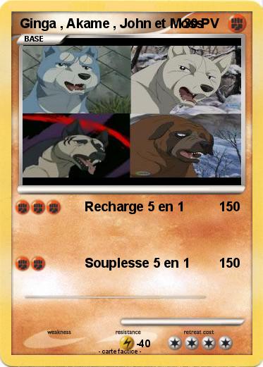 Pokemon Ginga , Akame , John et Moss