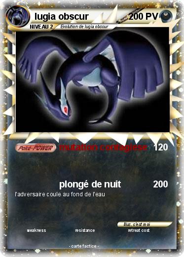 Pokemon lugia obscur