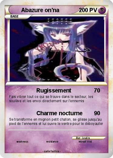 Pokemon Abazure on'na