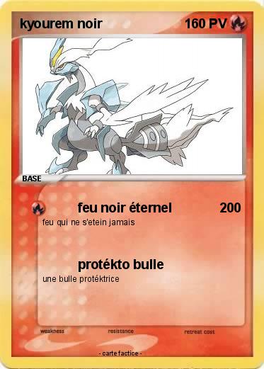Pokemon kyourem noir