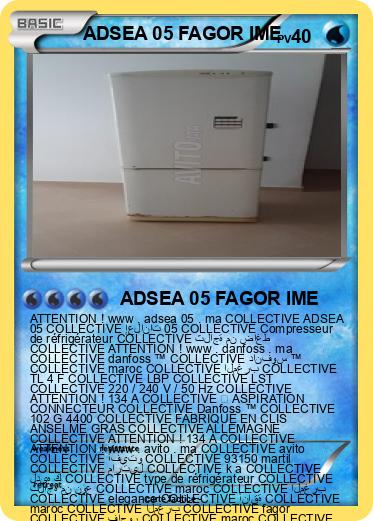 Pokemon ADSEA 05 FAGOR IME