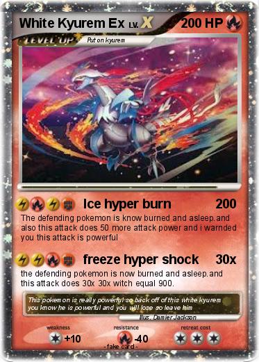 Pokemon White Kyurem Ex