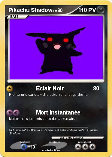 Pokemon Pikachu Shadow