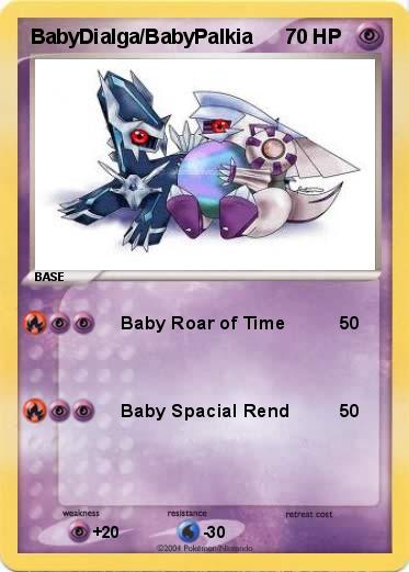 Pokemon BabyDialga/BabyPalkia