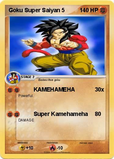 Pokemon Goku Super Saiyan 5