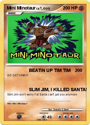 Pokemon Mini Minotaur