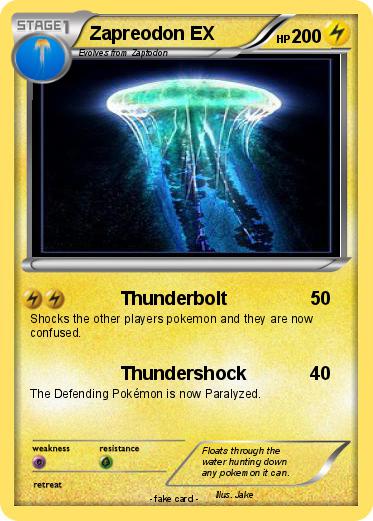 Pokemon Zapreodon EX