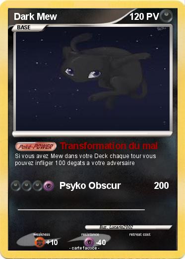 Pokemon Dark Mew