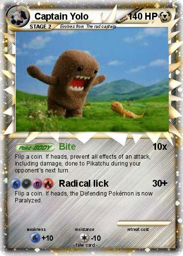 Pokemon Captain Yolo