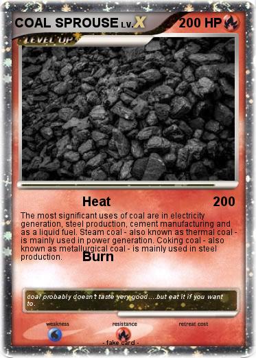 Pokemon COAL SPROUSE