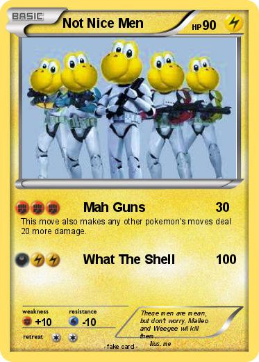 Pokemon Not Nice Men